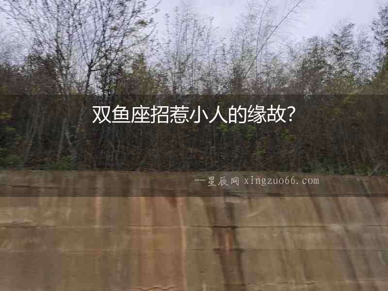 雙魚座招惹小人的緣故？