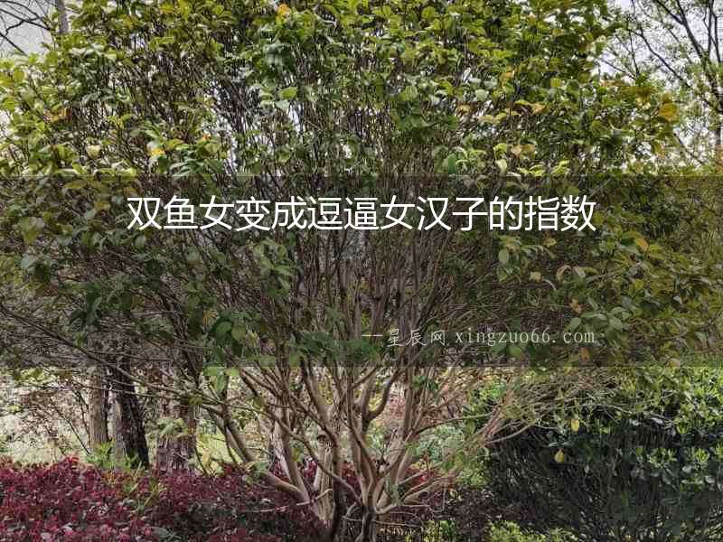 雙魚(yú)女變成逗逼女漢子的指數(shù)