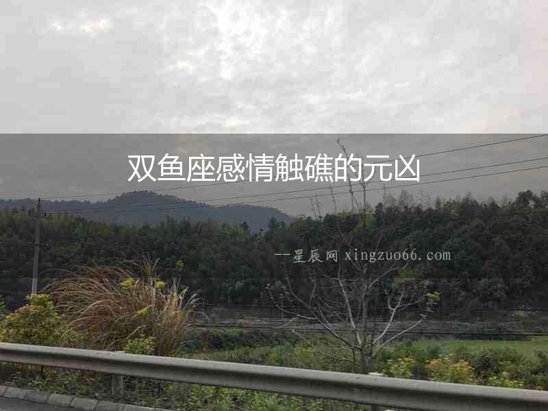 雙魚座感情觸礁的元兇