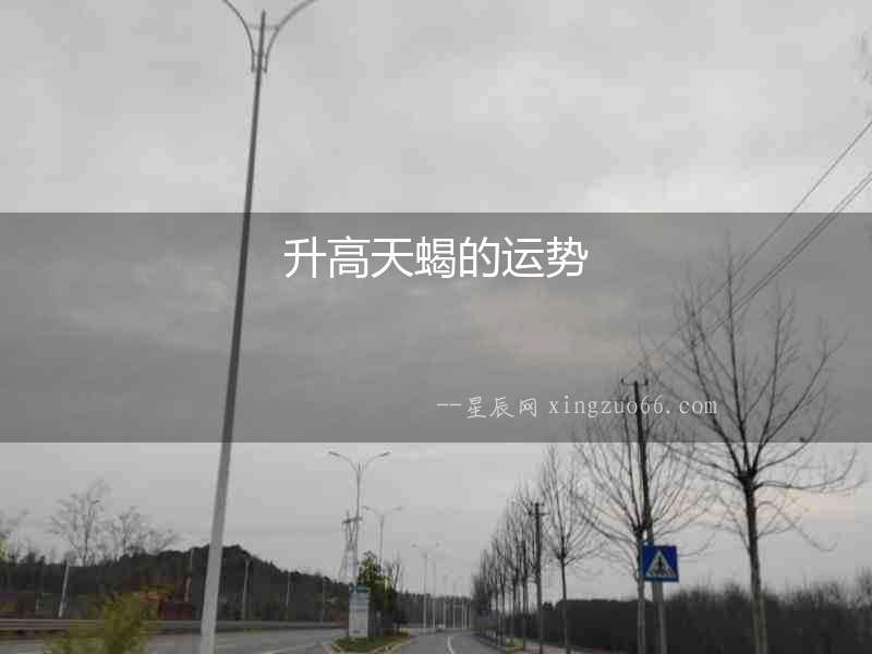 升高天蝎的運(yùn)勢(shì)