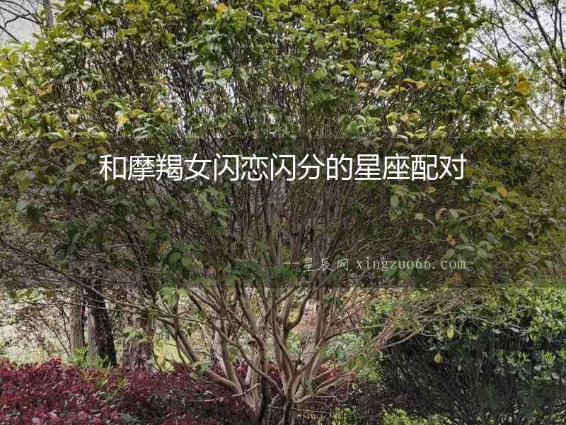 和摩羯女閃戀閃分的星座配對