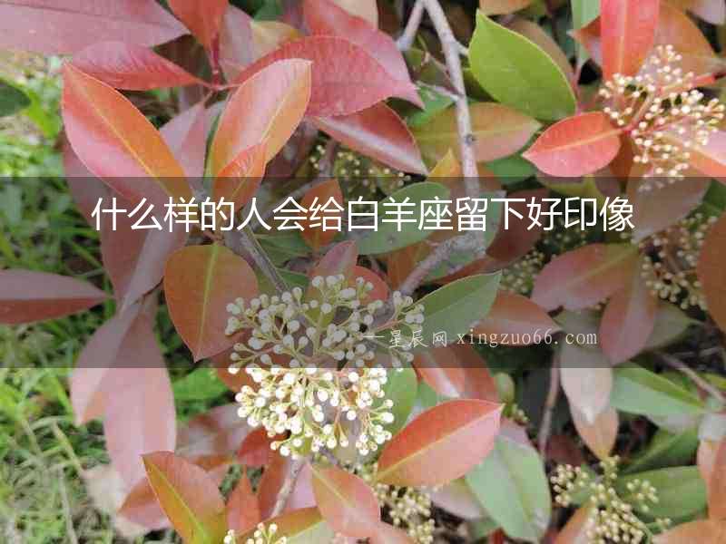 什么樣的人會給白羊座留下好印像