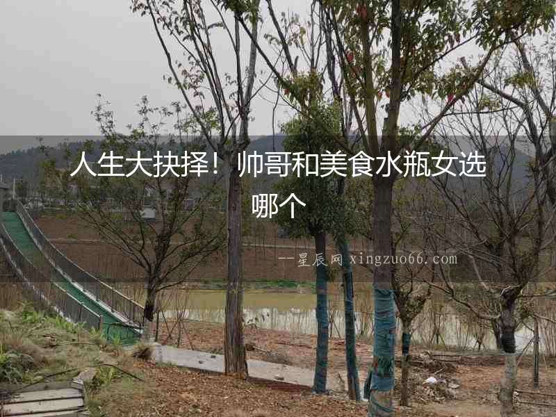 人生大抉擇！帥哥和美食水瓶女選哪個