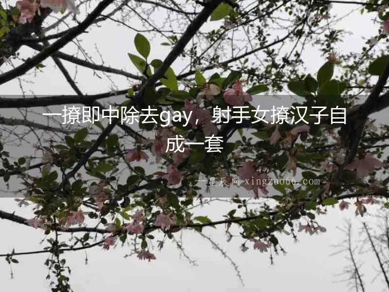 一撩即中除去gay，射手女撩漢子自成一套