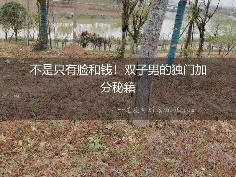 不是只有臉和錢！雙子男的獨門加分秘籍