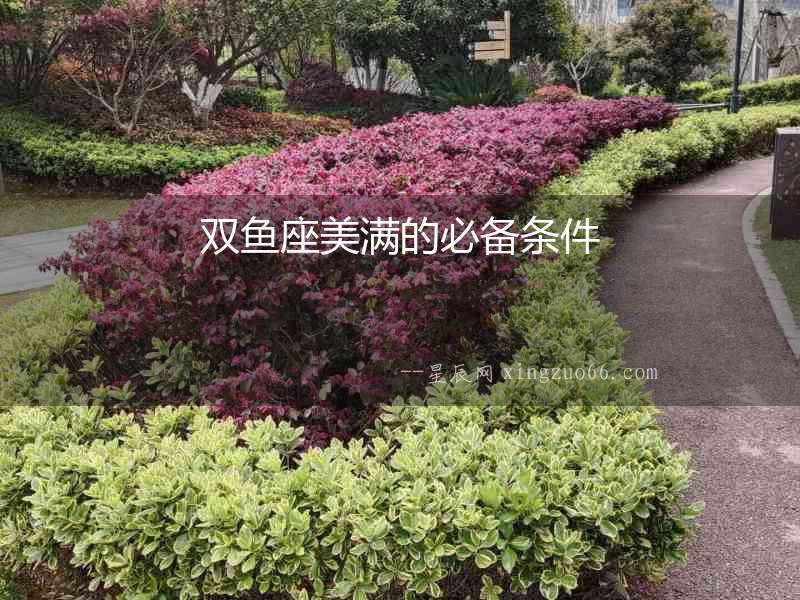 雙魚座美滿的必備條件