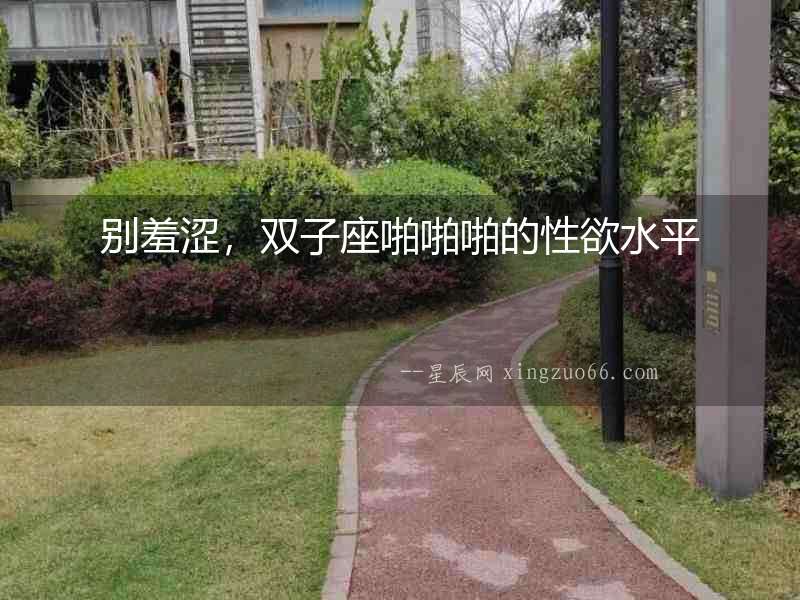 別羞澀，雙子座啪啪啪的性欲水平
