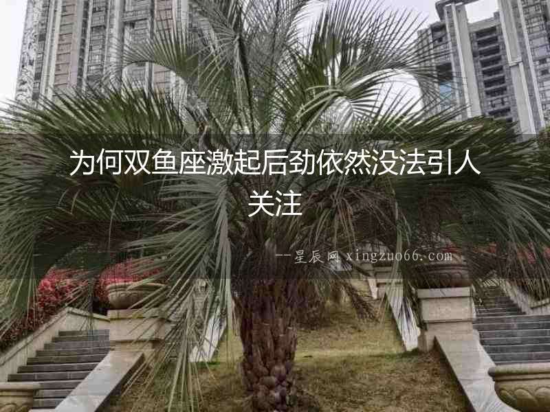 為何雙魚座激起后勁依然沒法引人關(guān)注