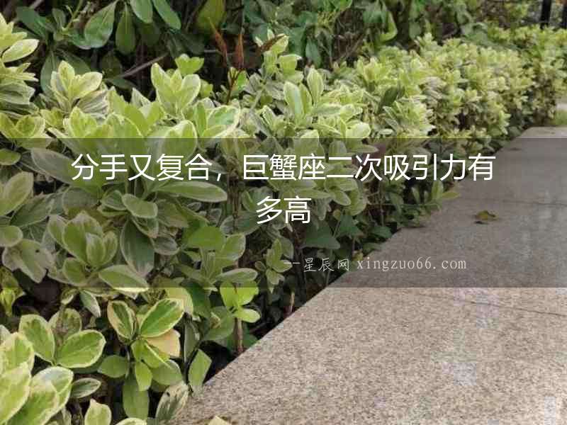 分手又復合，巨蟹座二次吸引力有多高
