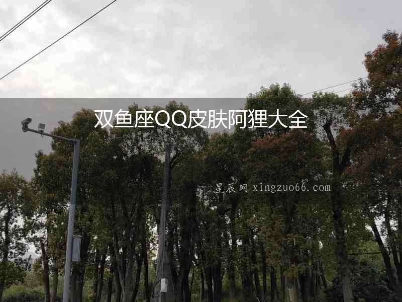 雙魚座QQ皮膚阿貍大全