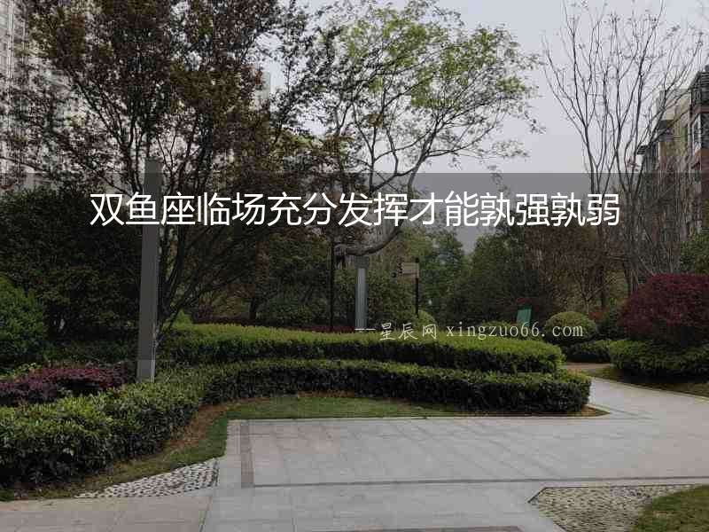 雙魚座臨場充分發(fā)揮才能孰強孰弱
