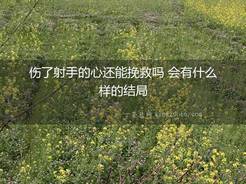傷了射手的心還能挽救嗎 會有什么樣的結局