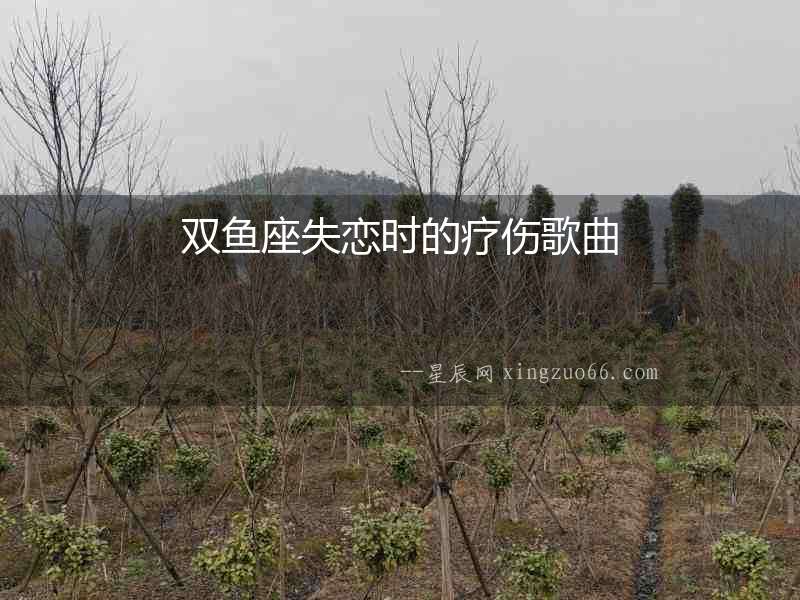 雙魚座失戀時的療傷歌曲