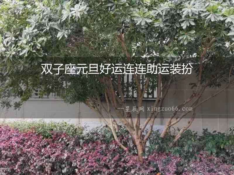 雙子座元旦好運(yùn)連連助運(yùn)裝扮