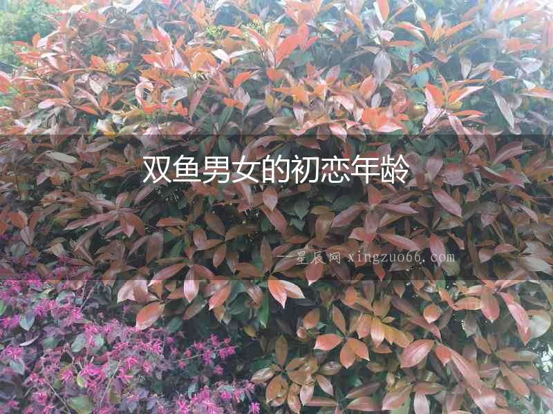 雙魚男女的初戀年齡