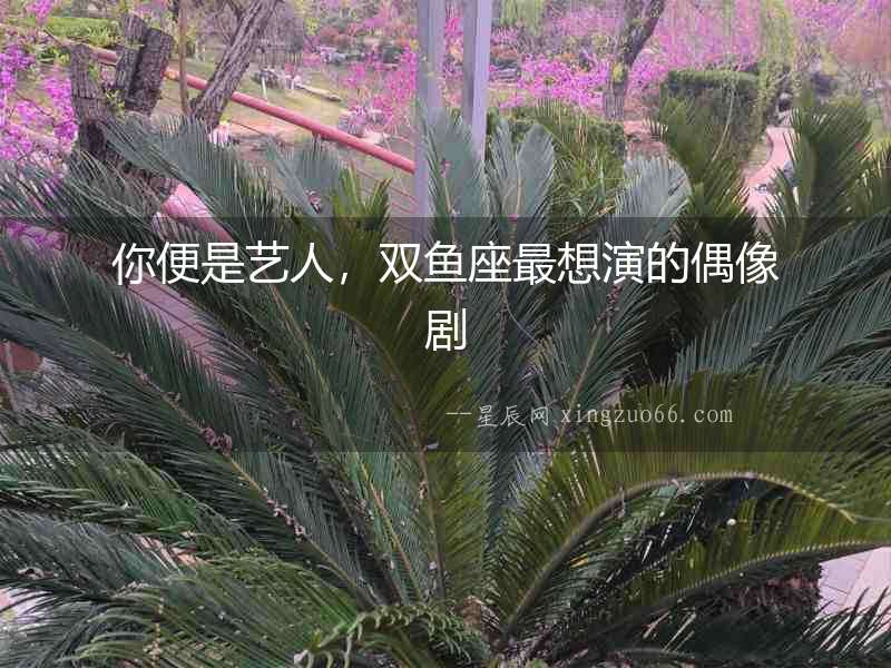 你便是藝人，雙魚座最想演的偶像劇