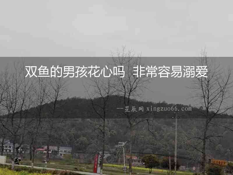 雙魚的男孩花心嗎  非常容易溺愛