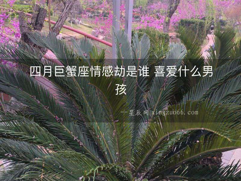 四月巨蟹座情感劫是誰 喜愛什么男孩