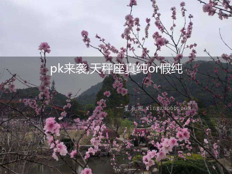 pk來襲,天秤座真純or假純