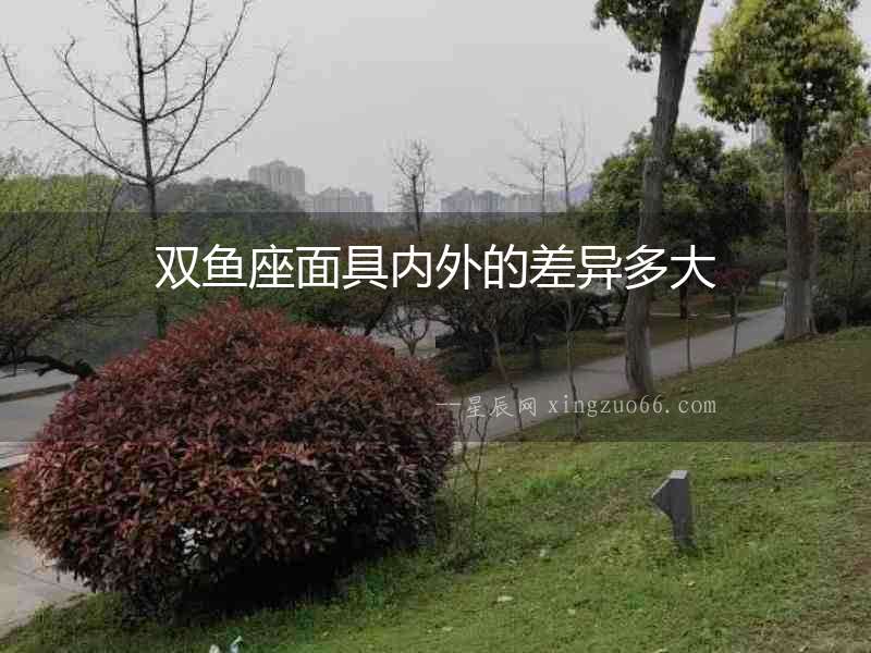 雙魚座面具內(nèi)外的差異多大