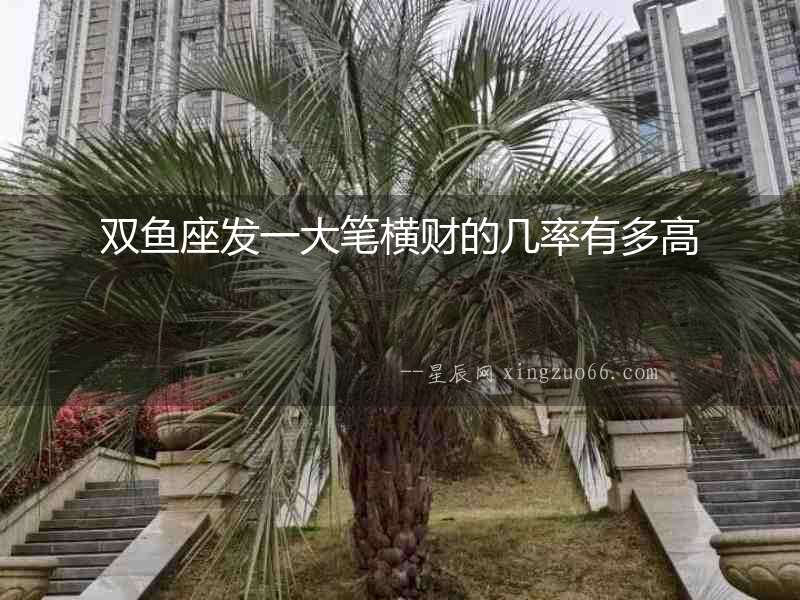 雙魚座發一大筆橫財的幾率有多高