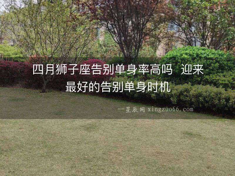四月獅子座告別單身率高嗎  迎來最好的告別單身時機