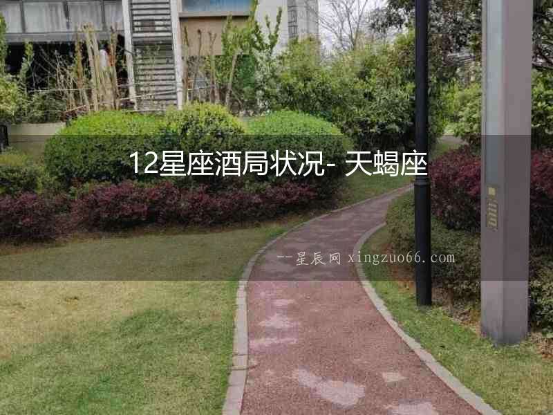 12星座酒局狀況- 天蝎座