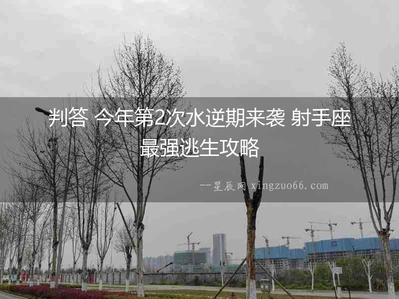 判答 今年第2次水逆期來襲 射手座最強逃生攻略