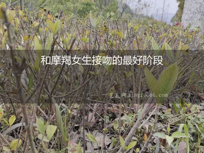 和摩羯女生接吻的最好階段