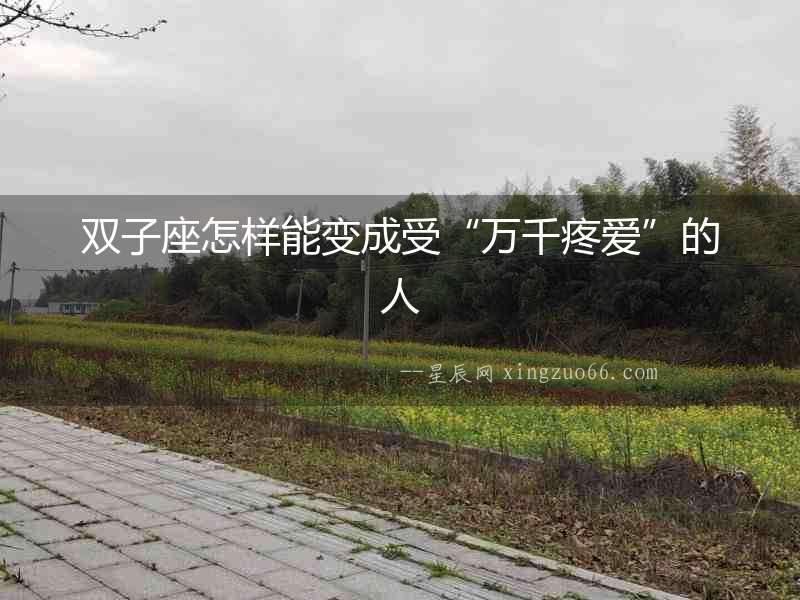 雙子座怎樣能變成受“萬千疼愛”的人