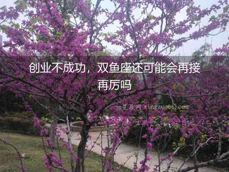 創(chuàng)業(yè)不成功，雙魚座還可能會(huì)再接再厲嗎