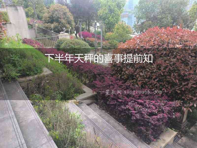 下半年天秤的喜事提前知