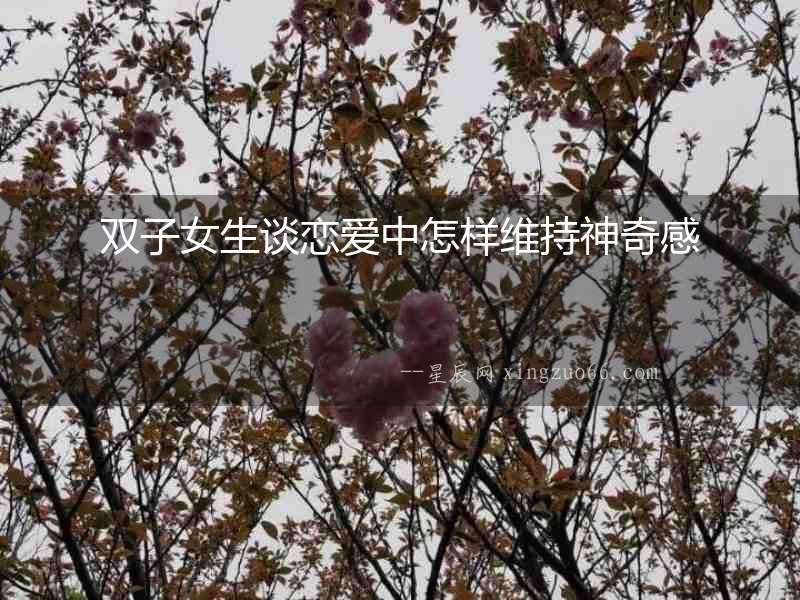 雙子女生談戀愛中怎樣維持神奇感