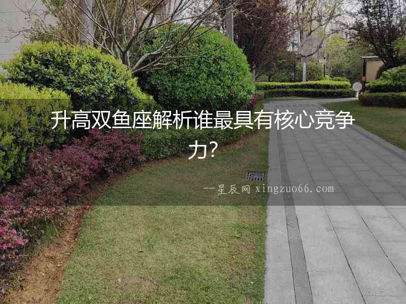 升高雙魚(yú)座解析誰(shuí)最具有核心競(jìng)爭(zhēng)力？
