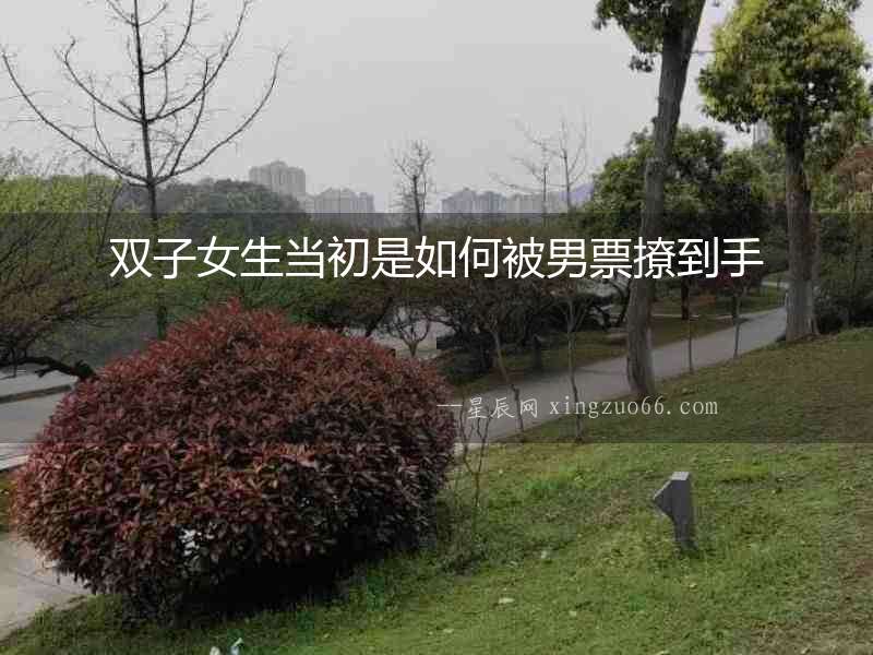 雙子女生當初是如何被男票撩到手