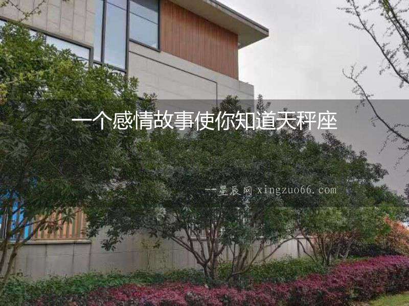 一個感情故事使你知道天秤座
