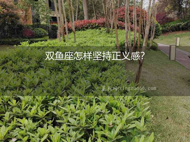 雙魚座怎樣堅持正義感？