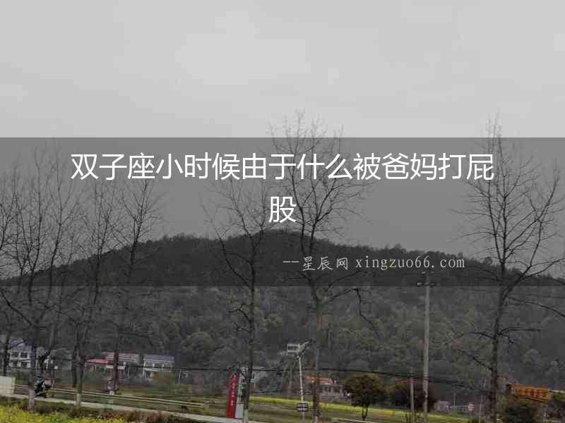 雙子座小時候由于什么被爸媽打屁股