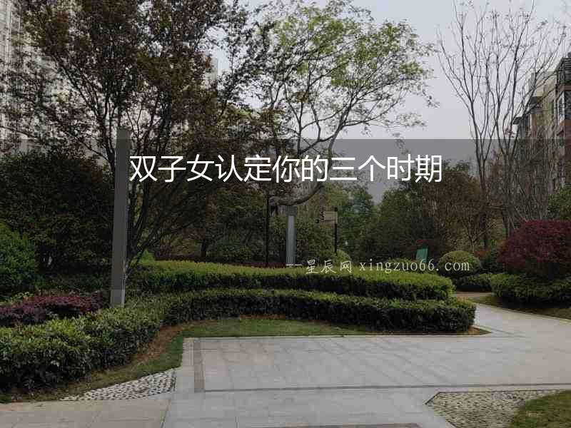 雙子女認定你的三個時期