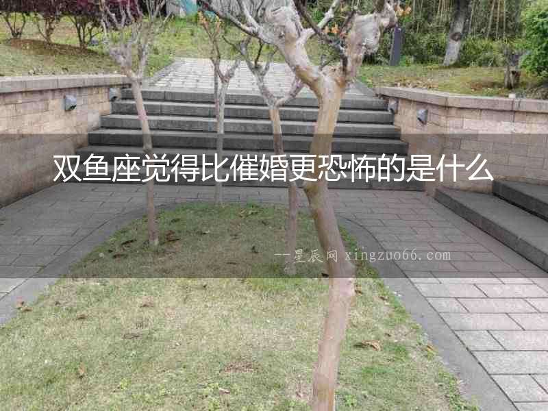 雙魚座覺得比催婚更恐怖的是什么