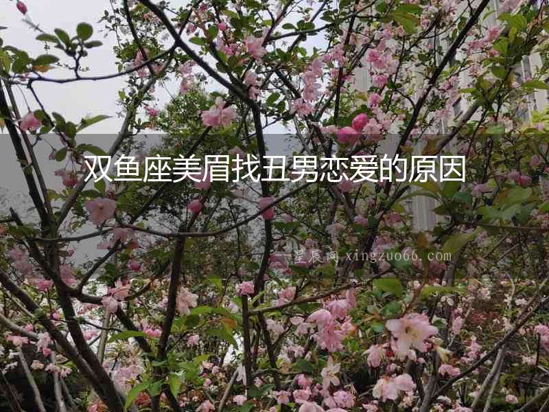 雙魚座美眉找丑男戀愛的原因