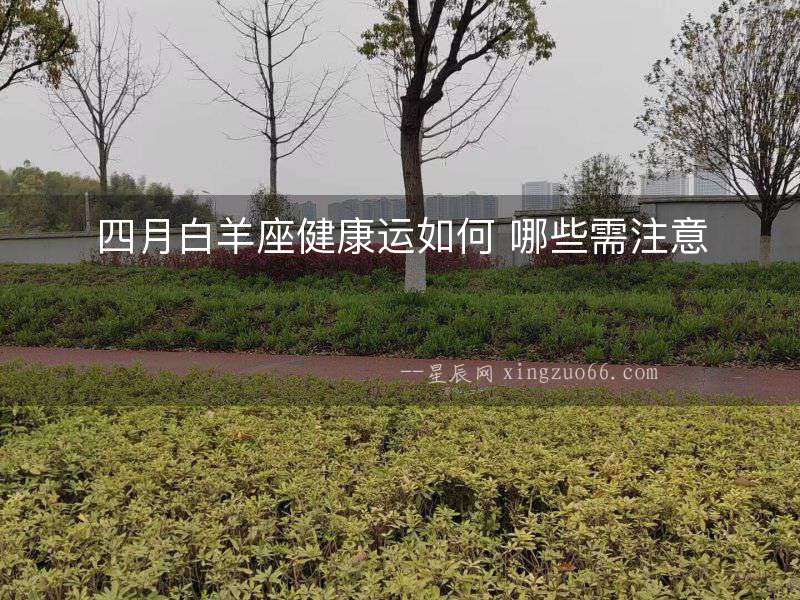 四月白羊座健康運如何 哪些需注意