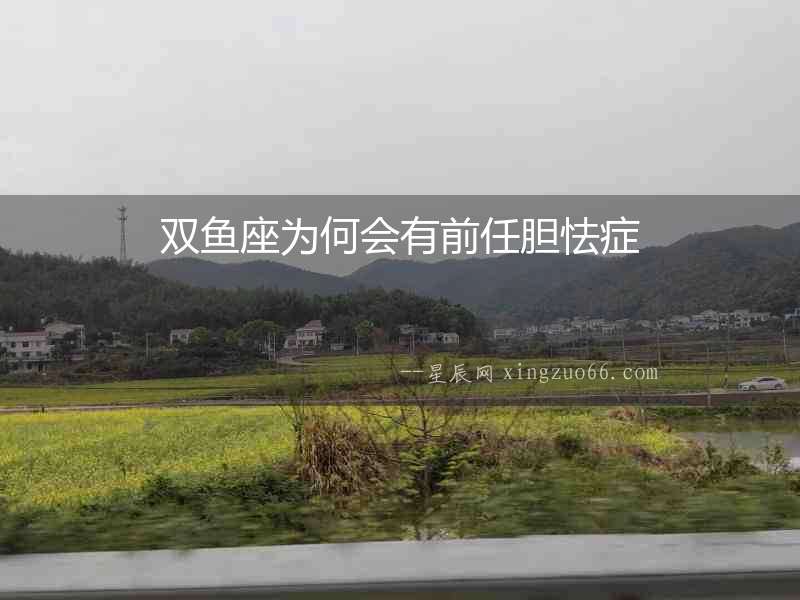 雙魚座為何會有前任膽怯癥