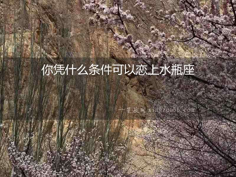 你憑什么條件可以戀上水瓶座
