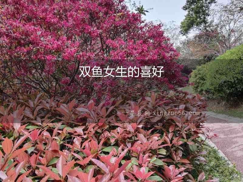 雙魚女生的喜好