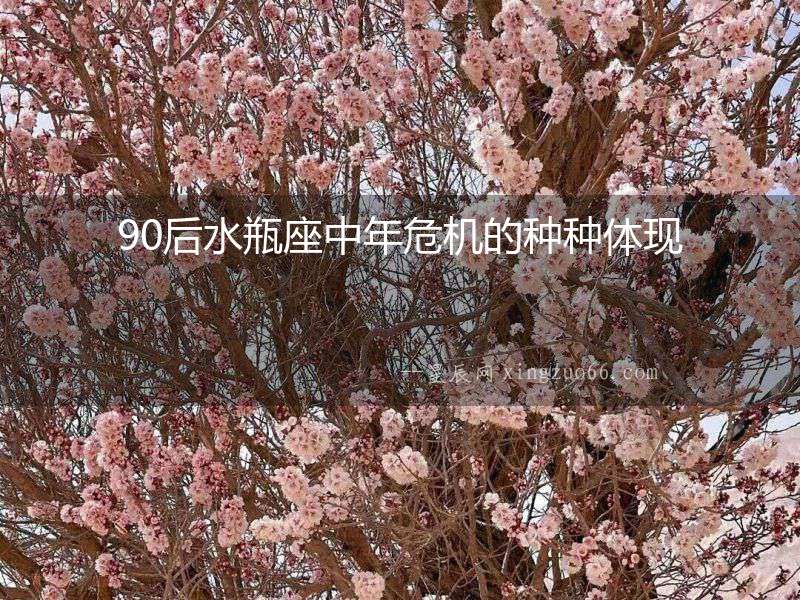 90后水瓶座中年危機的種種體現(xiàn)