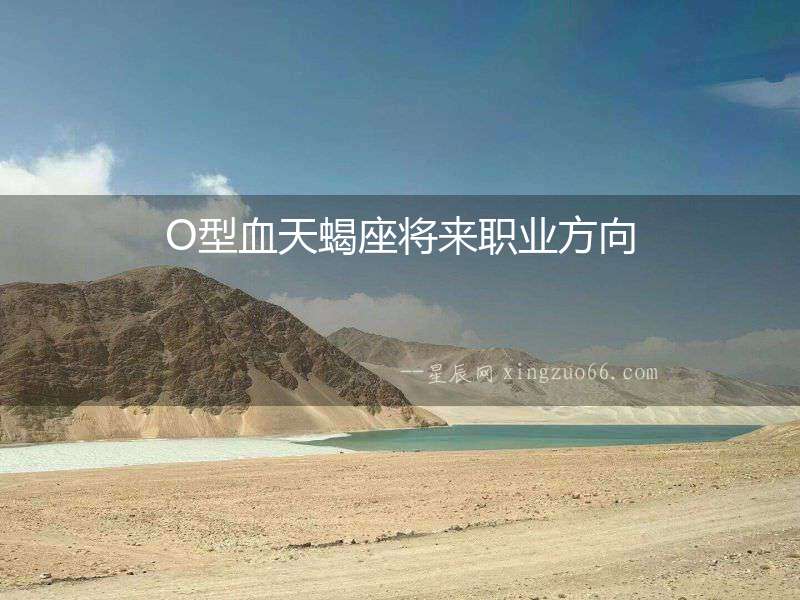 O型血天蝎座將來職業(yè)方向