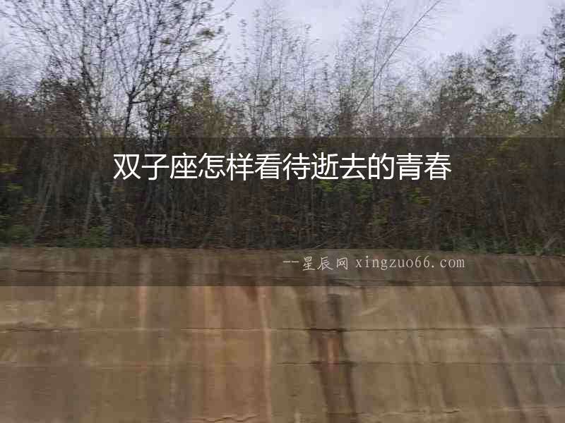 雙子座怎樣看待逝去的青春