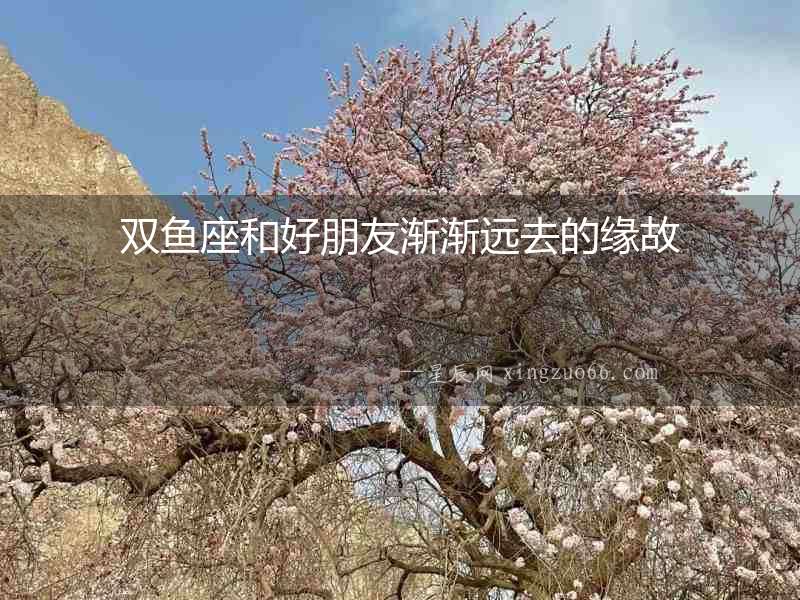 雙魚座和好朋友漸漸遠(yuǎn)去的緣故