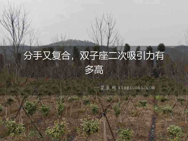 分手又復合，雙子座二次吸引力有多高